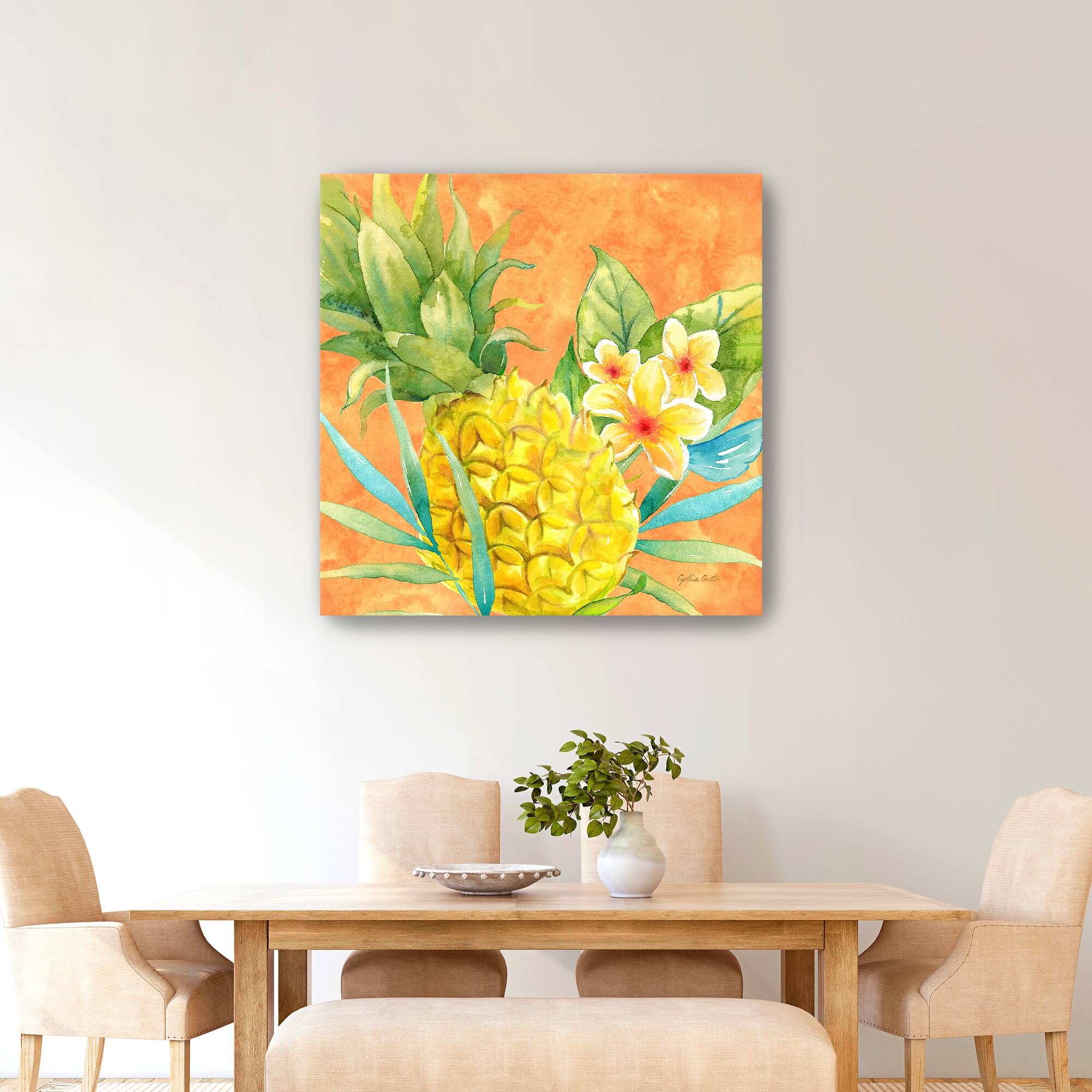 Tropical Paradise Brights III Canvas Giclee